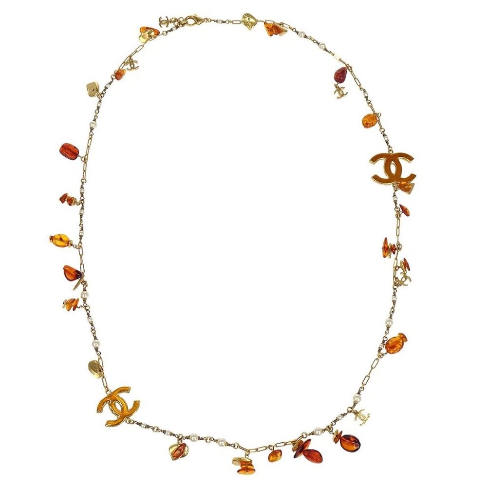 Chanel Chain Necklace Gold B11C 196455 - Picture 1 of 8